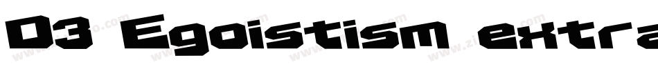D3 Egoistism extra字体转换